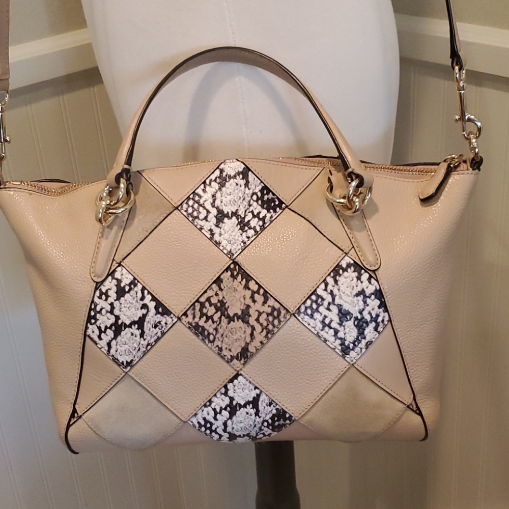 *Sale* Coach Snake Patchwork Bag - image 5